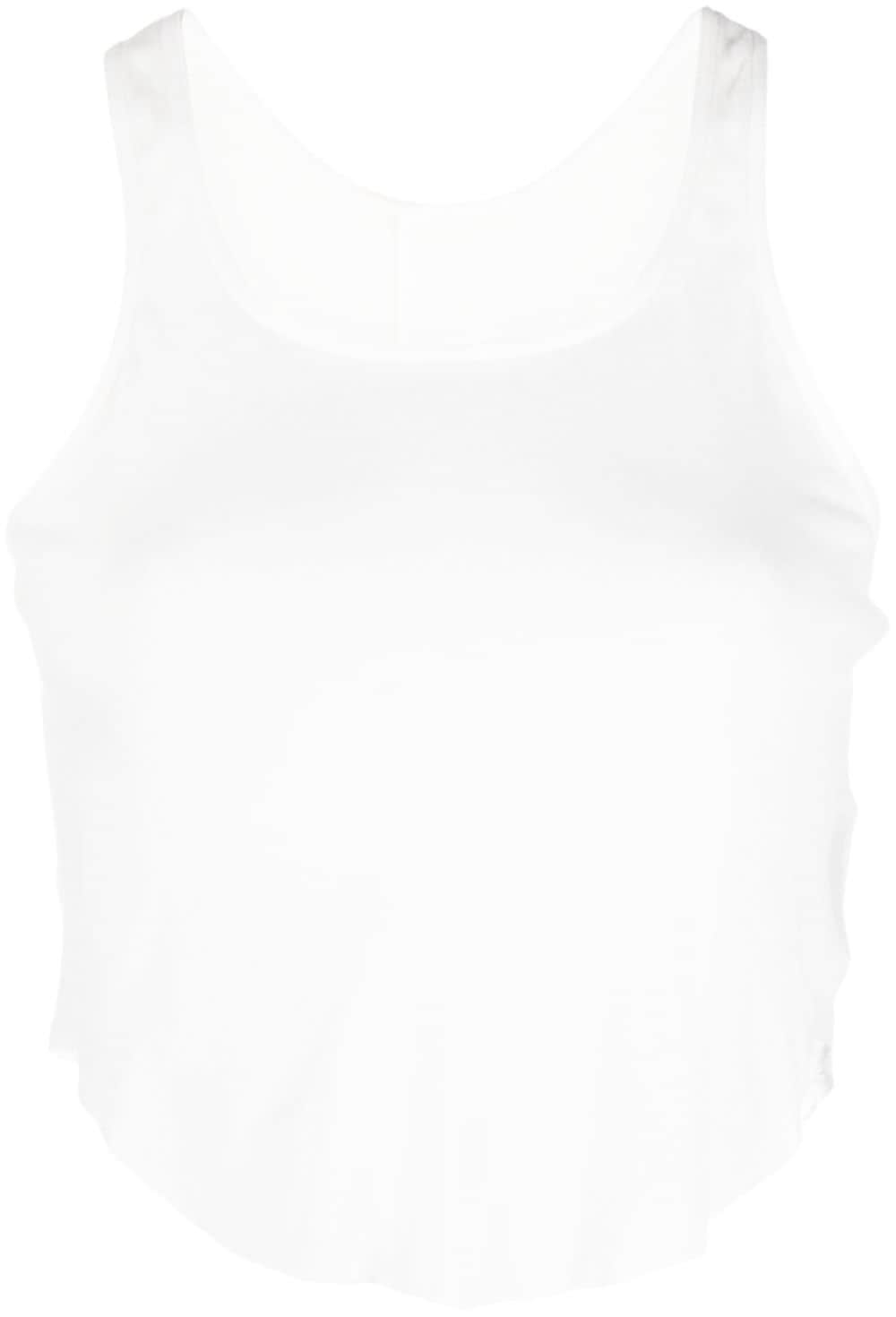 cropped jersey tank top - 1