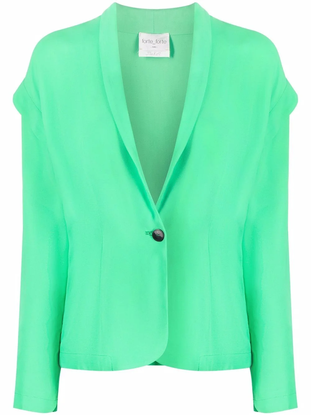 drop-shoulder single-breasted blazer - 1