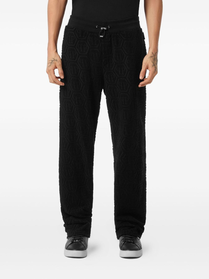 PHILIPP PLEIN jacquard track pants outlook