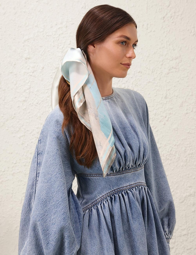 PRINTED SILK SQUARE 70 4