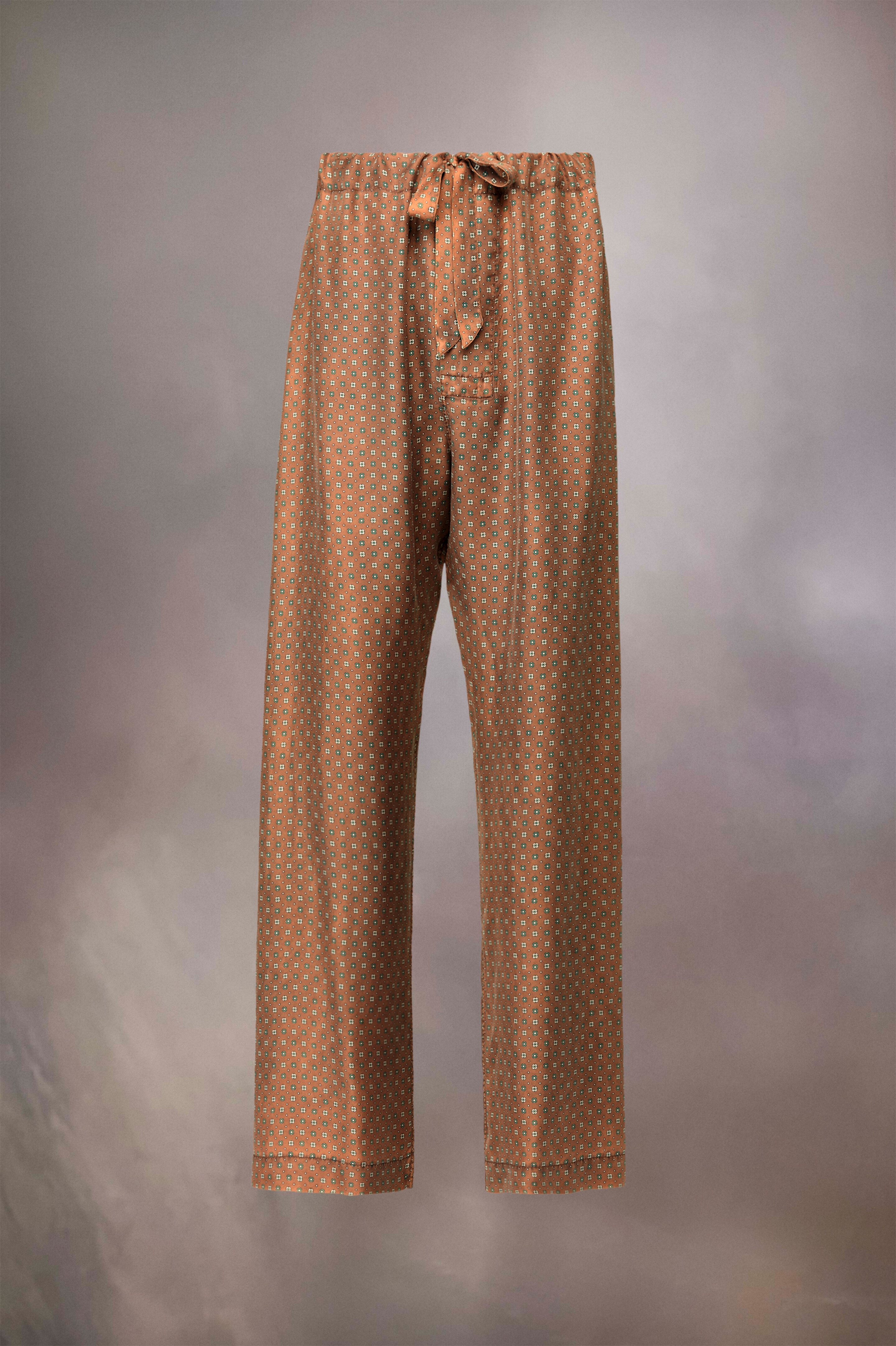 Tie print trousers - 2