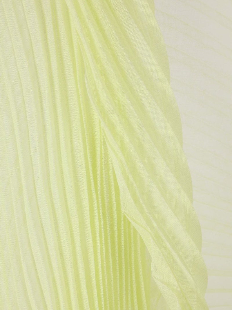 Feather Ramie Pleats Stole scarf 3