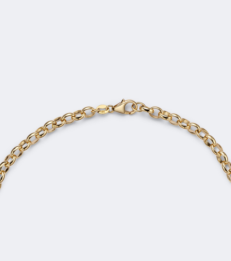Belcher 18kt gold chain necklace 6
