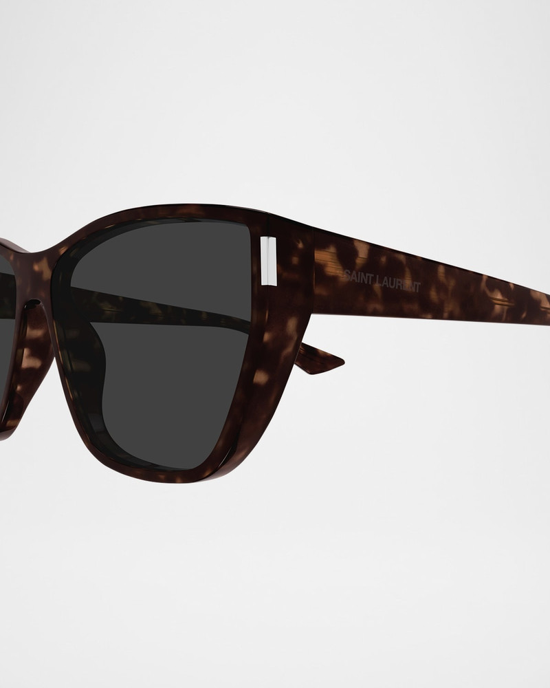 SAINT LAURENT SL758 Square Logo-Print Sunglasses outlook
