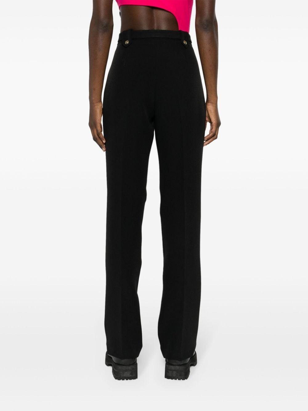 belted tapered trousers - 4