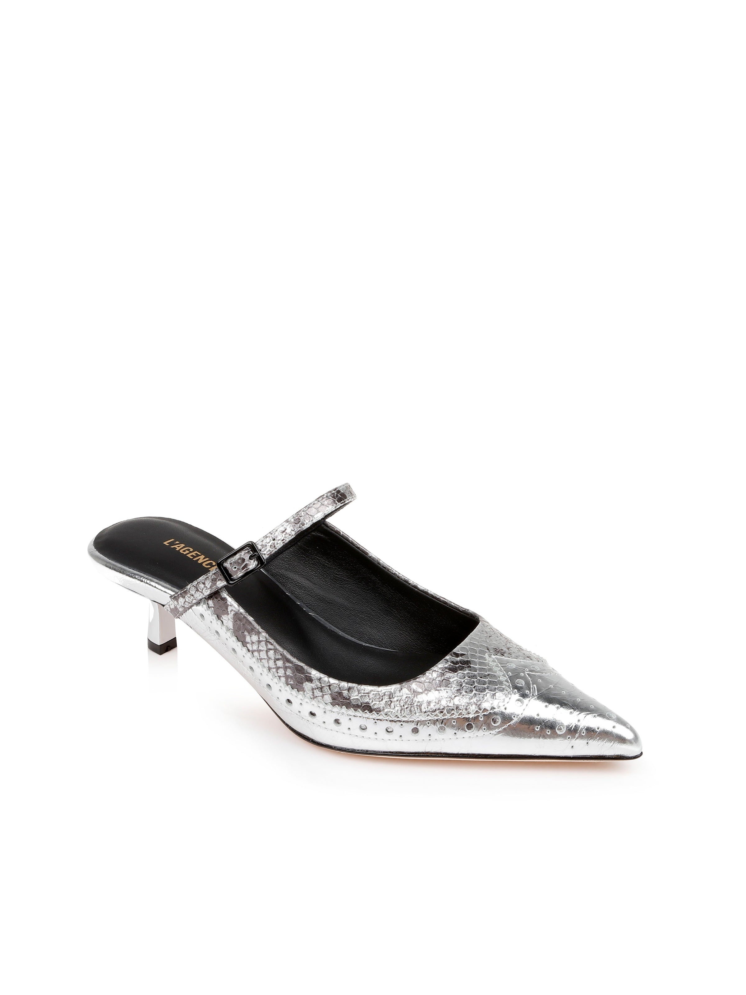 Elle Patent Leather Mule - 2