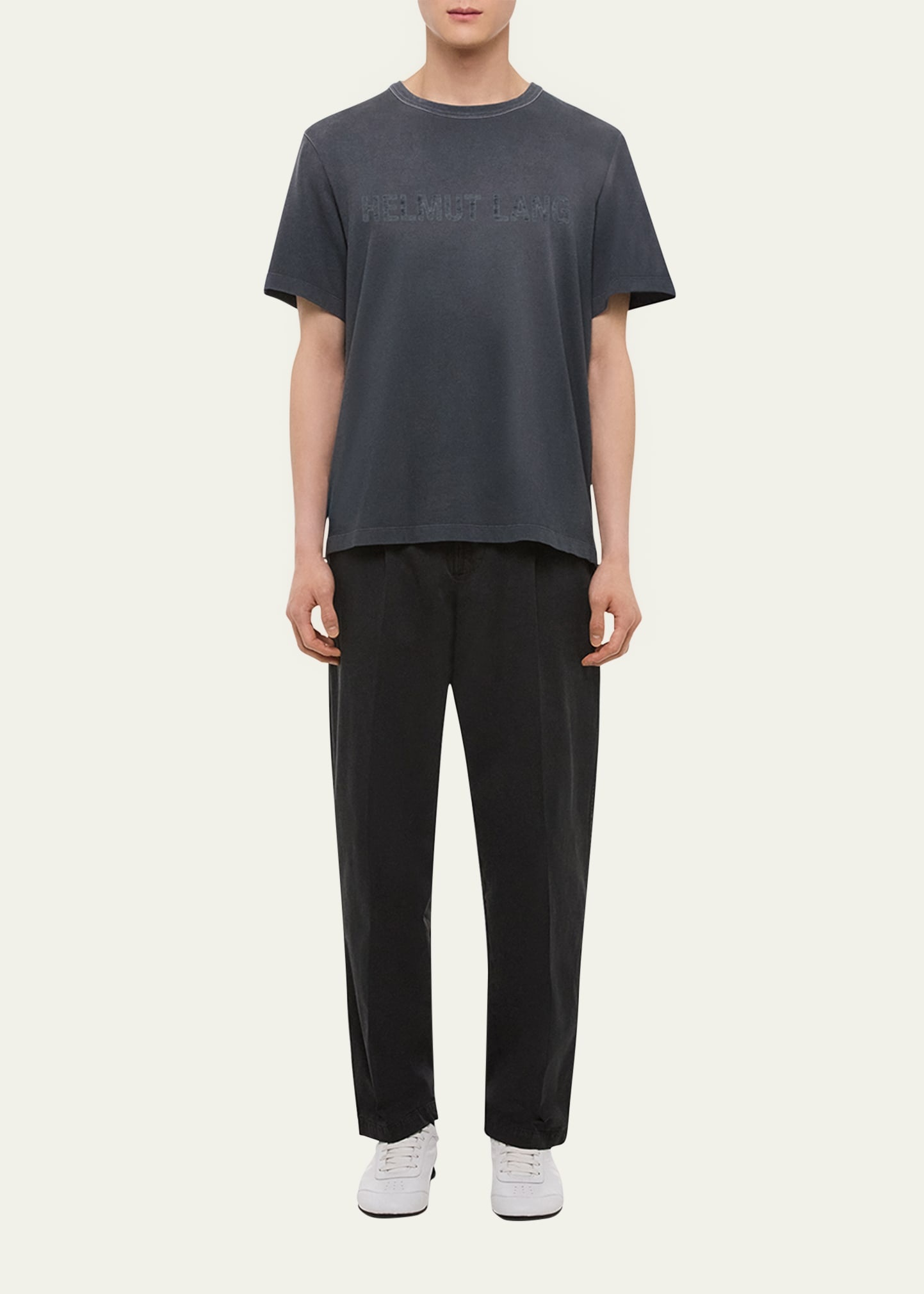 Men's Faded Logo Print T-Shirt - 2