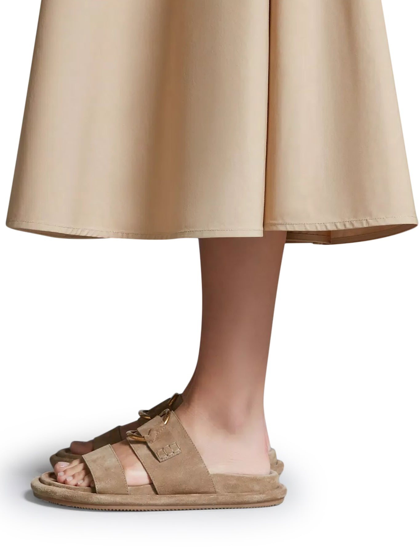 Moncler MAXI SKIRT IN POPLIN | suitnegozi | REVERSIBLE