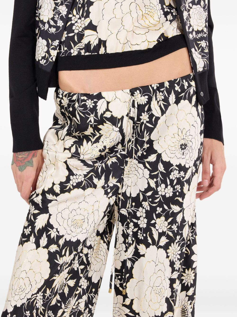 floral-print trousers - 5