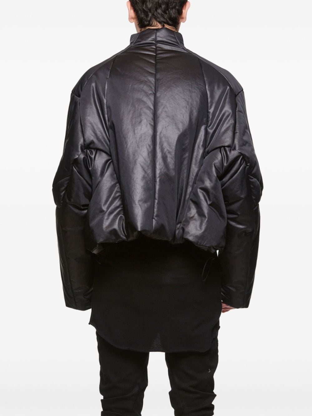 high-neck padded jacket - 5