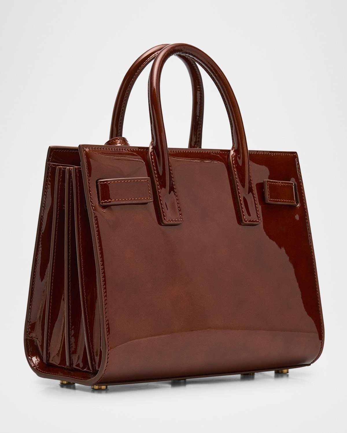 Sac de Jour Nano Top-Handle Bag in Patent Leather - 3