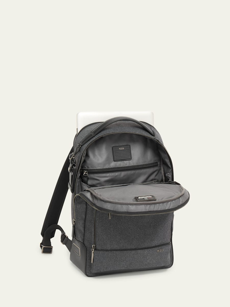 Warren Heathered Zip Backpack 3