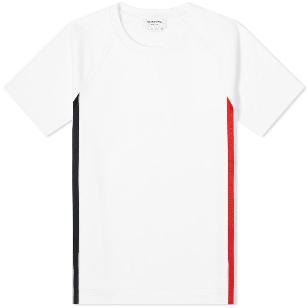 Thom Browne Interlock RWB Stripe Tee - 1