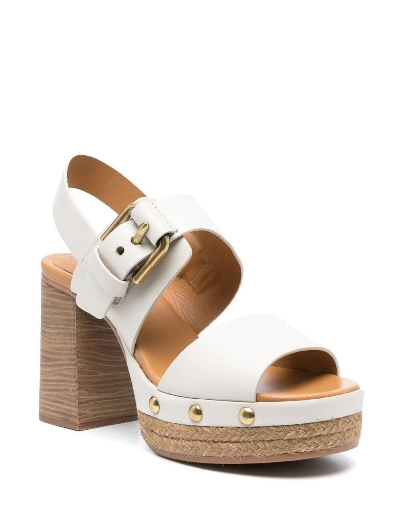 See by Chloé 105mm side buckle-detail clog sandals outlook