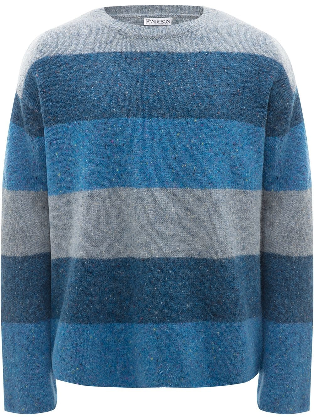 crew neck striped jumper - 1