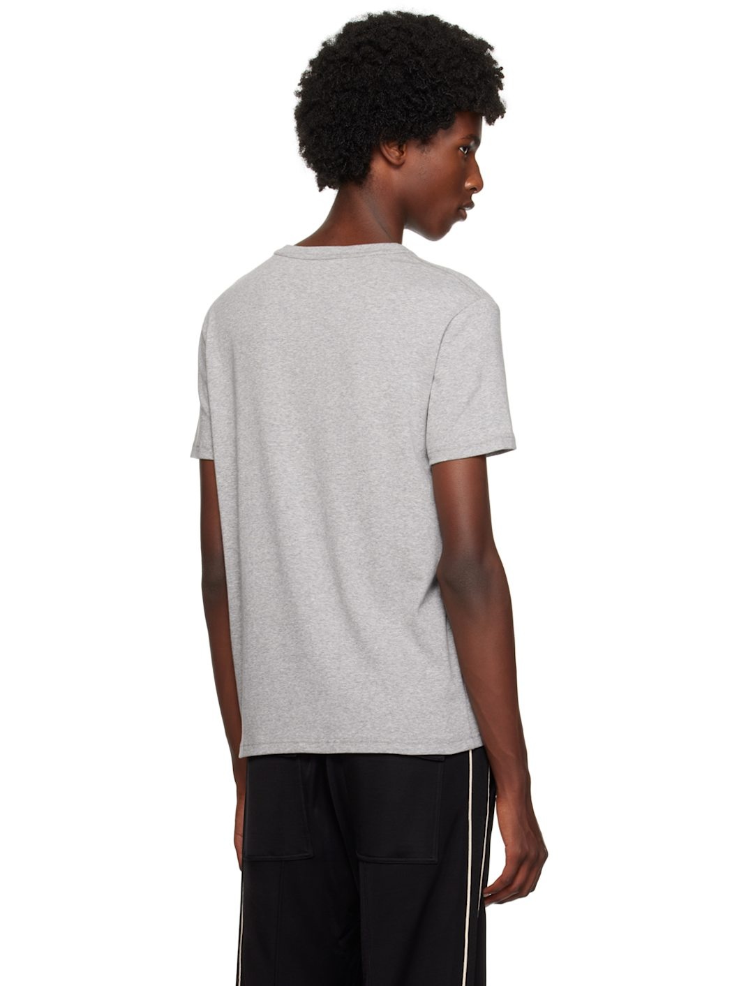 Gray Crewneck T-Shirt - 3