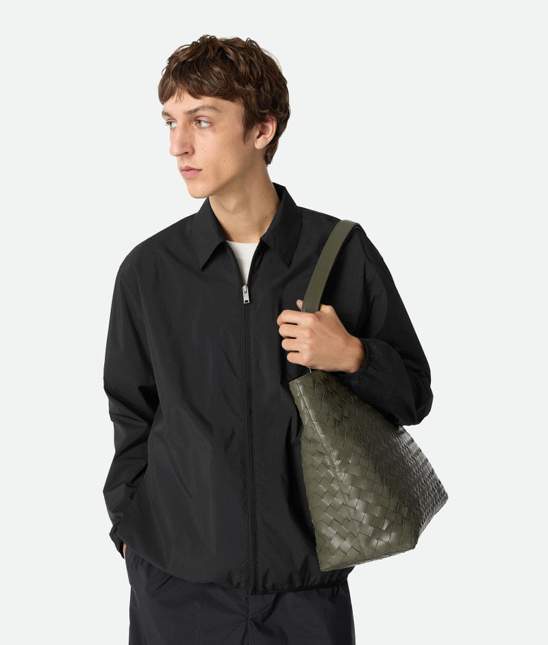 Bottega Veneta Small Intrecciato Zipped Tote outlook