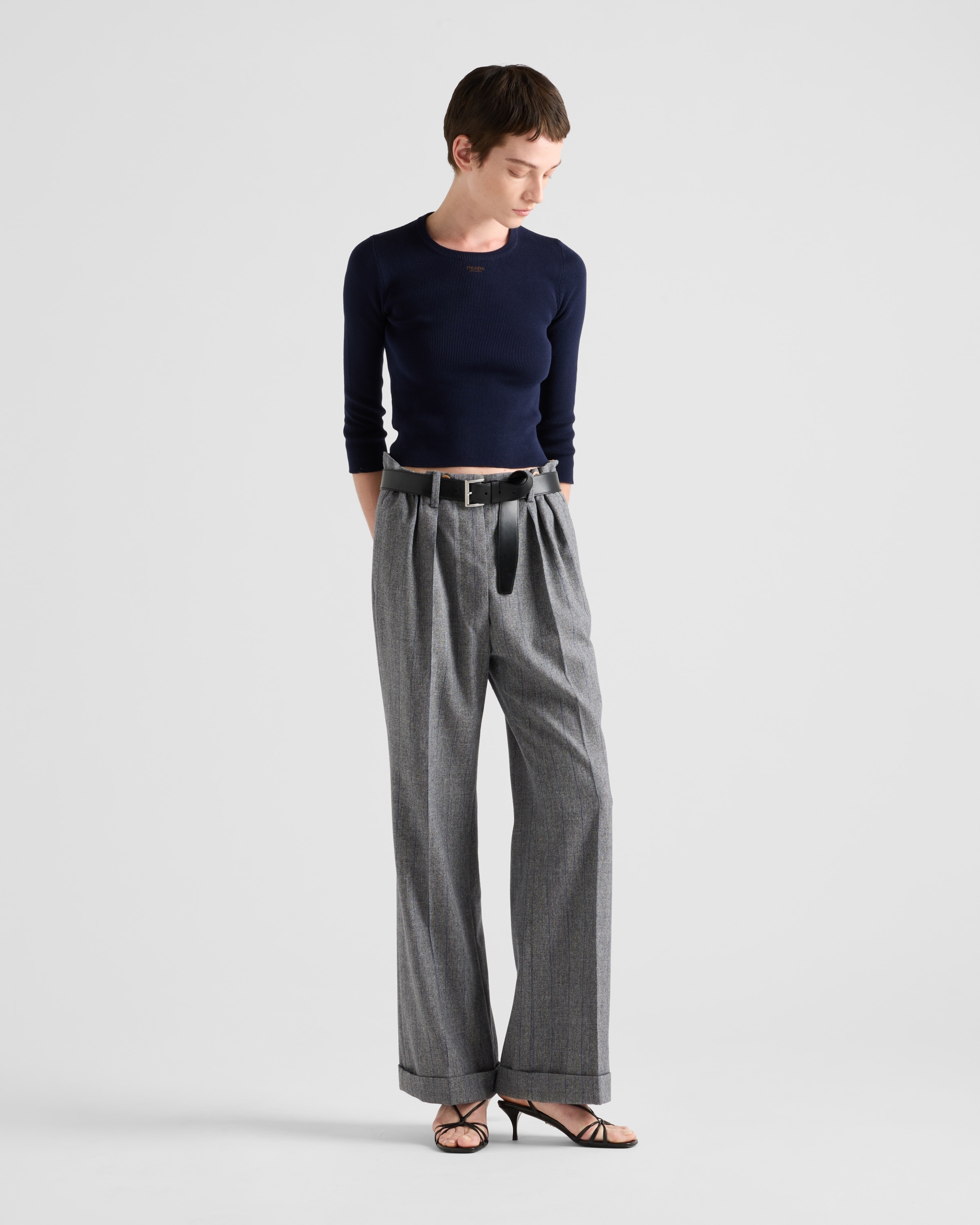 Cotton crew-neck sweater - 2