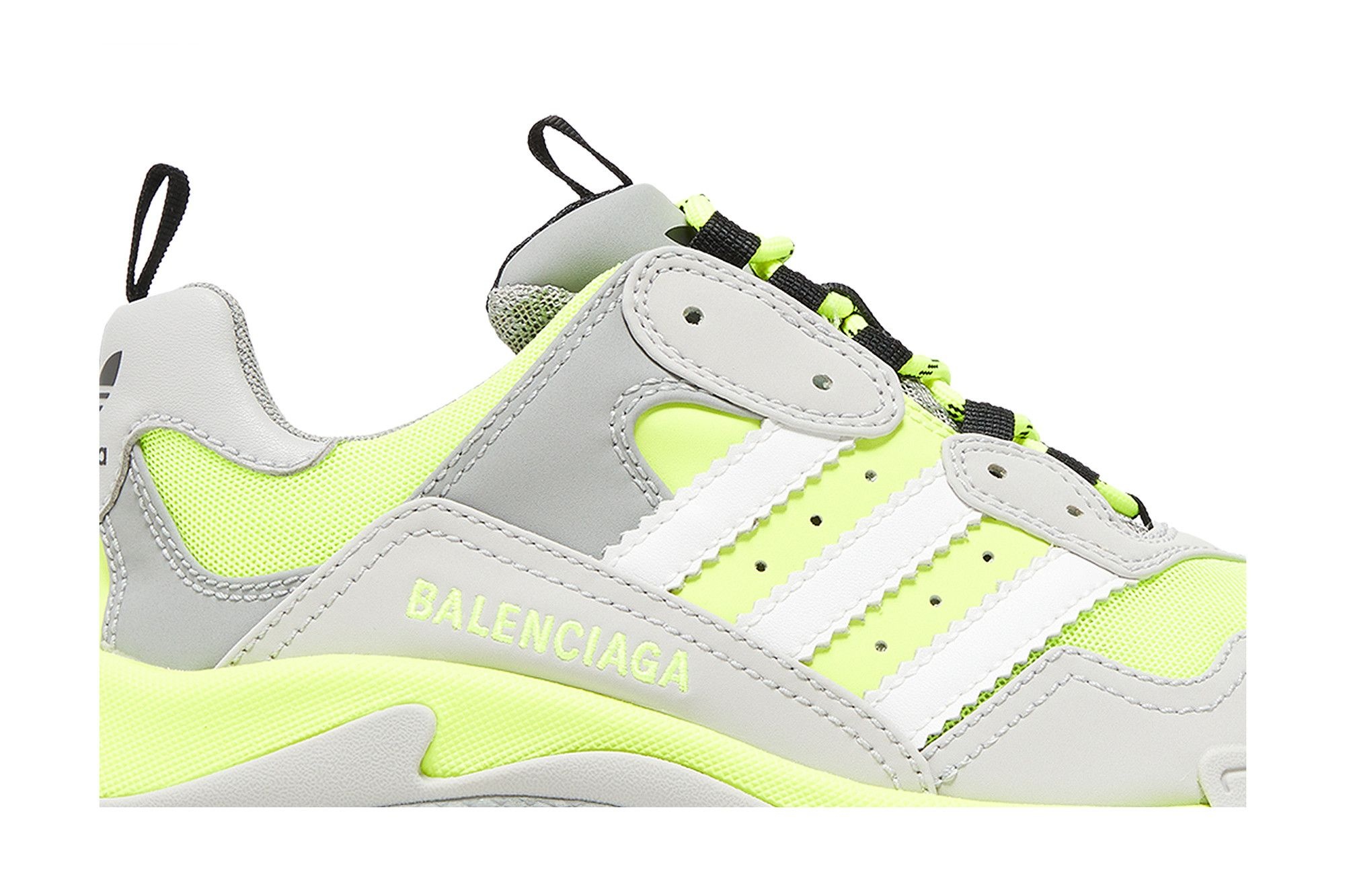 Adidas x Balenciaga Triple S Sneaker 'Fluo Yellow' - 2