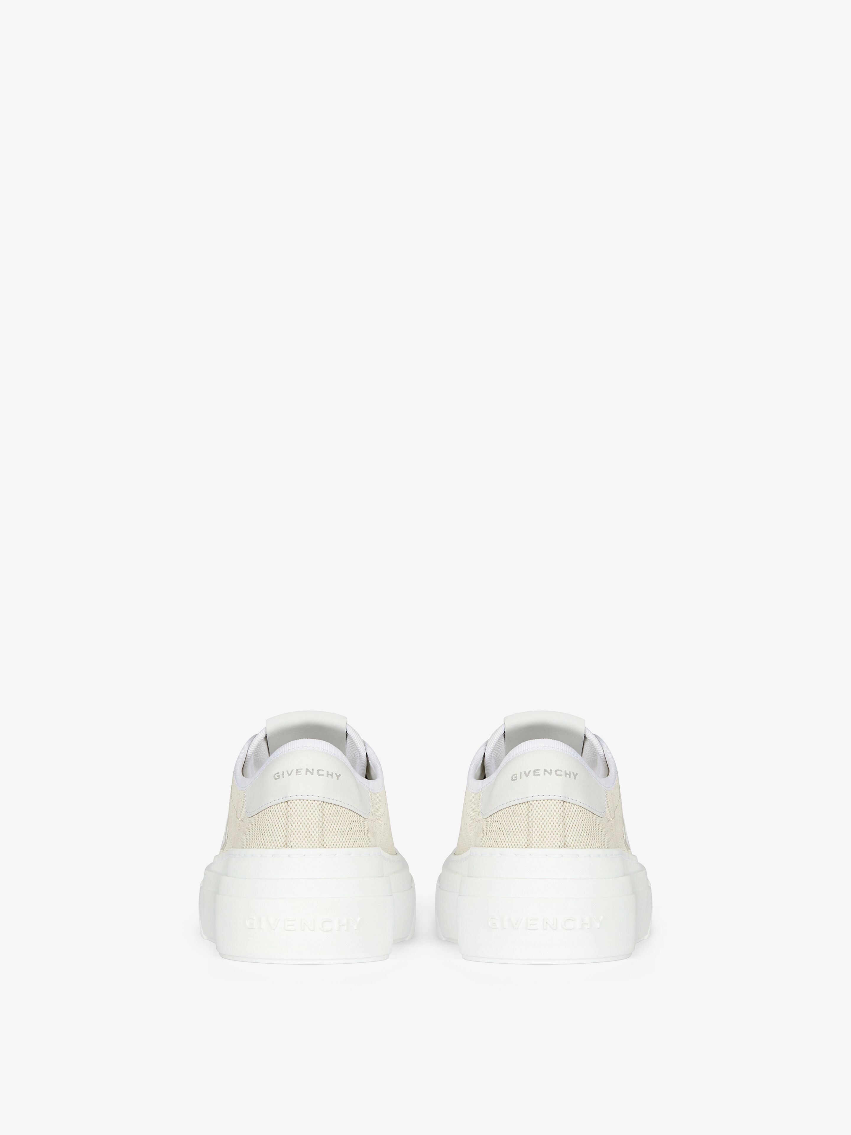 CITY PLATFORM SNEAKERS IN CANVAS - 7