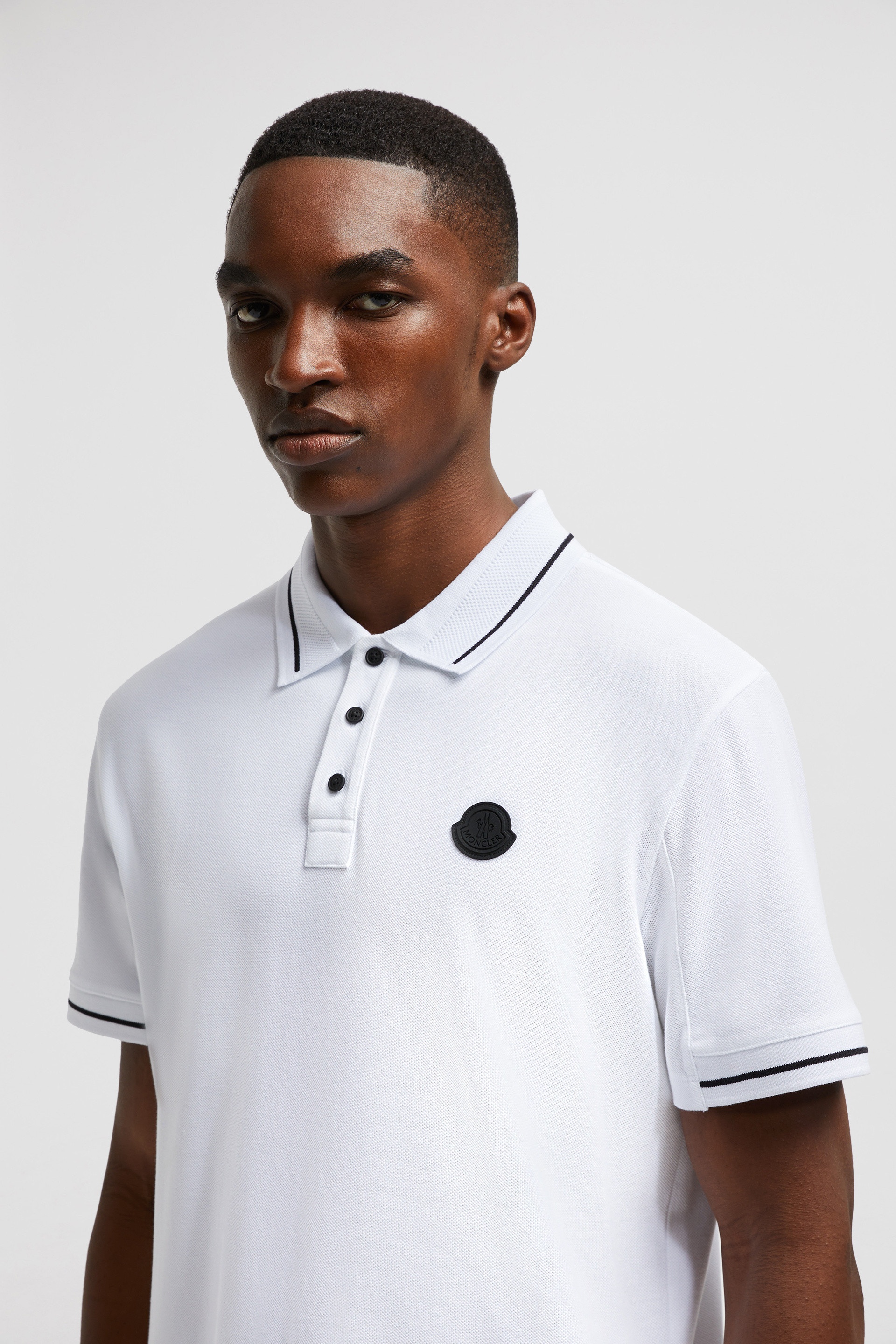 Logo Patch Cotton Polo Shirt - 4