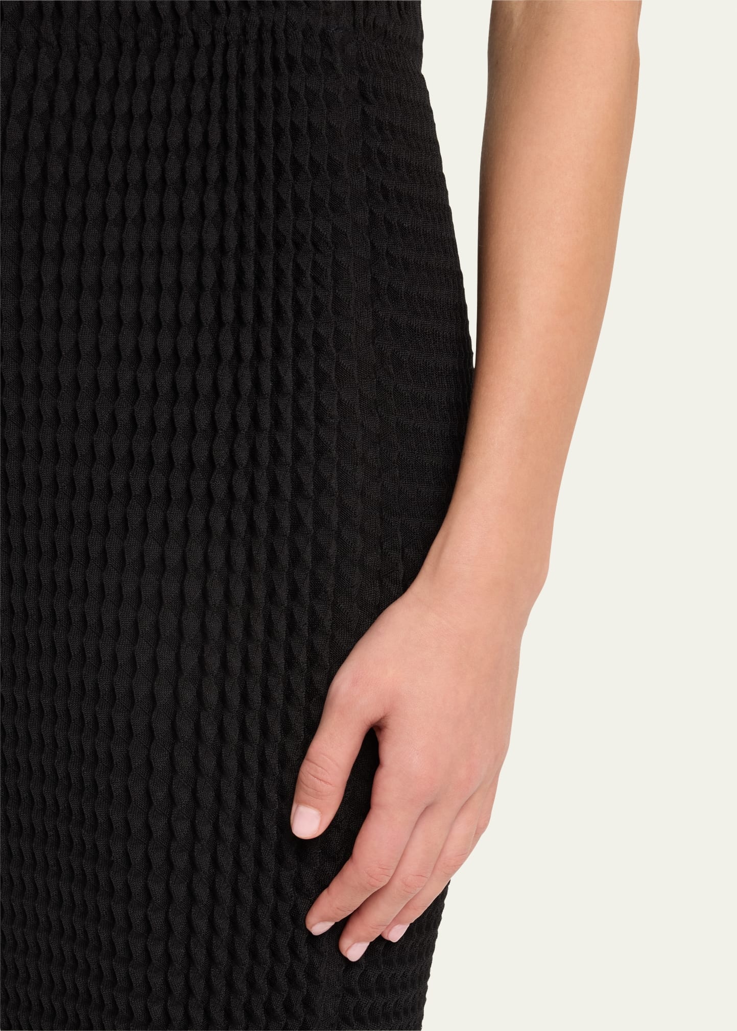 Spongy Bk 46 Body-Con Midi Skirt - 5