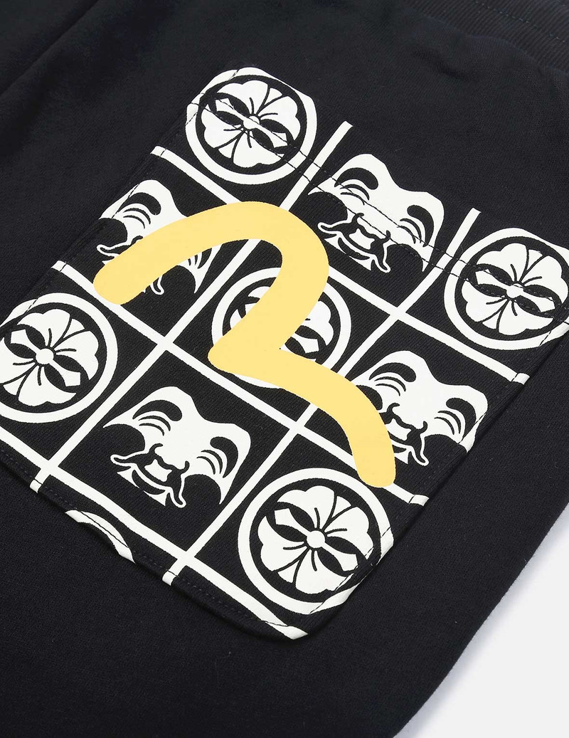 GODHEAD AND KAMON PRINT POCKET SWEATPANTS 7