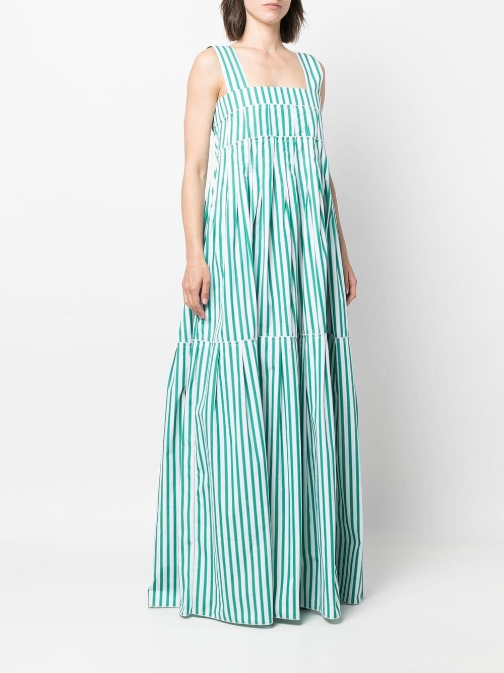 stripe-print maxi dress - 3