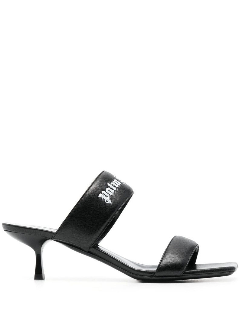 45mm logo band leather mules 1