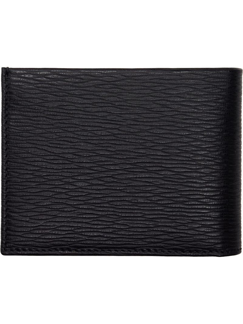 FERRAGAMO Black Gancini ID Window Wallet outlook