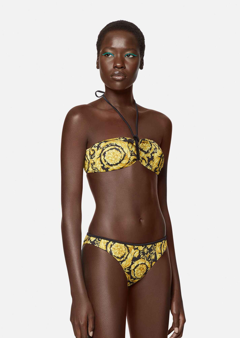 VERSACE Barocco Print Bikini Top outlook