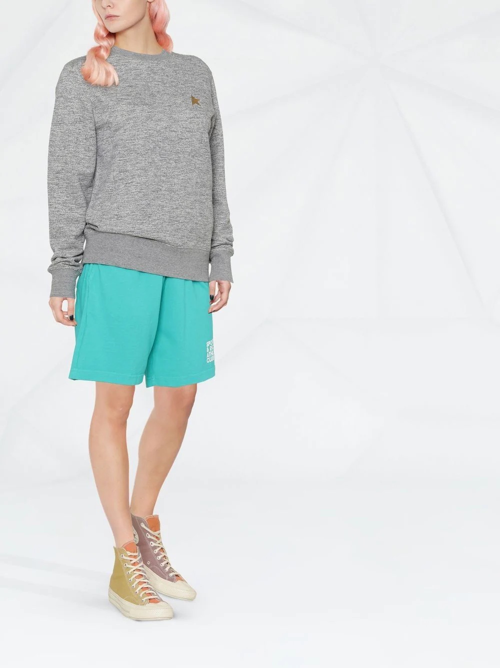 star-print sweatshirt - 2
