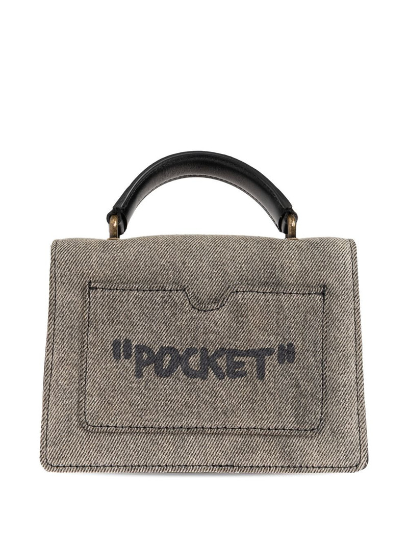 baby Jitney logo-plaque tote bag 3