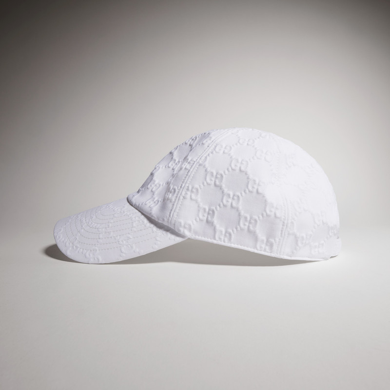 Embossed GG jersey baseball hat - 1