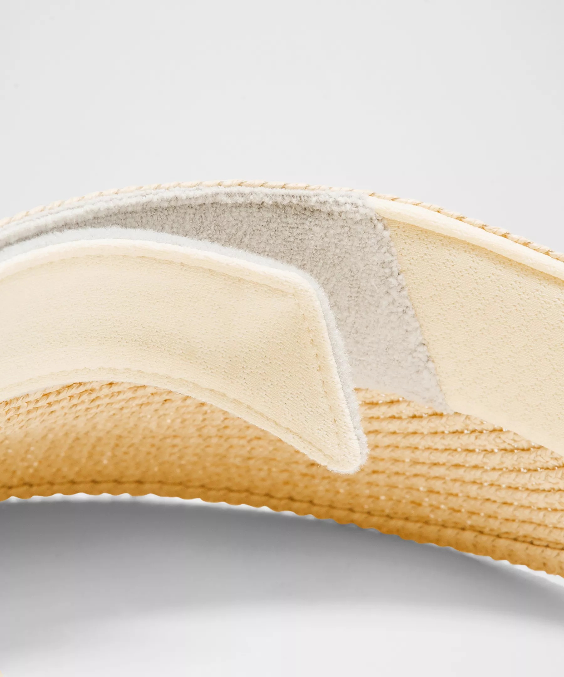 Women's Paper Straw Removable Sweatband Visor - 4