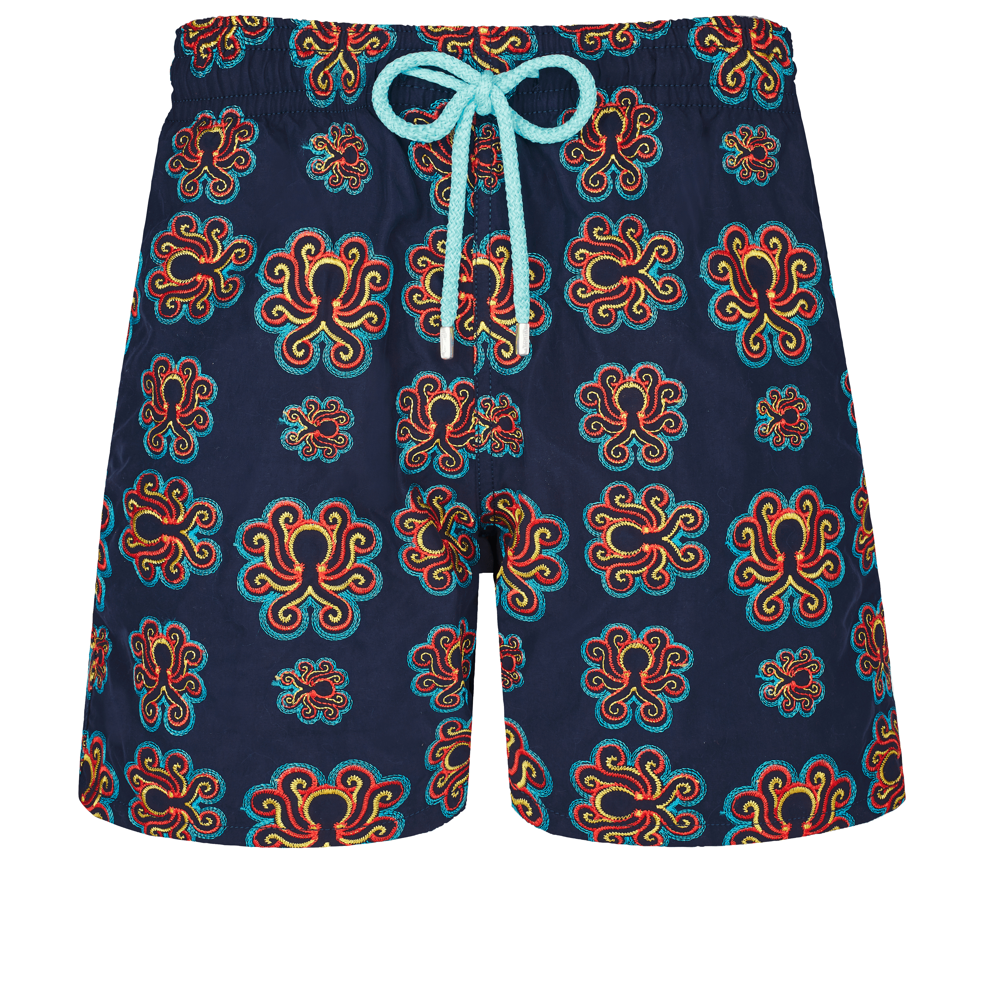 Men Swim Trunks Embroidered Poulpes Neon - Limited Edition - 1