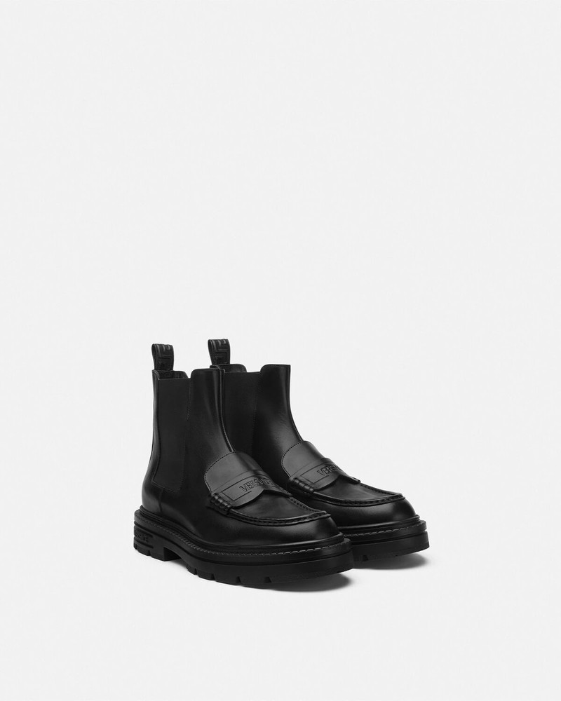 VERSACE Adriano Loafer Boots outlook