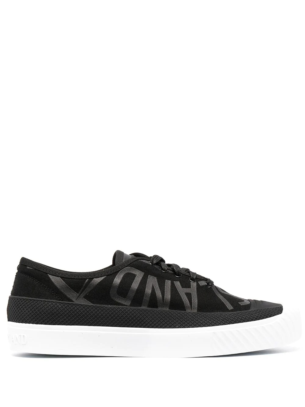 logo-print low-top sneakers - 1