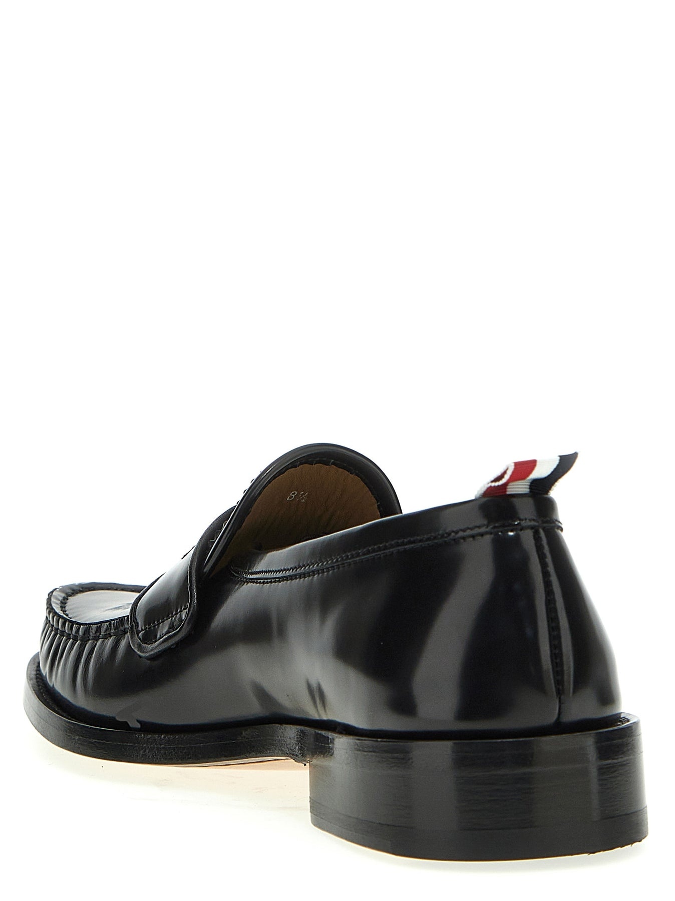 Pleated Varsity Loafers Black - 3