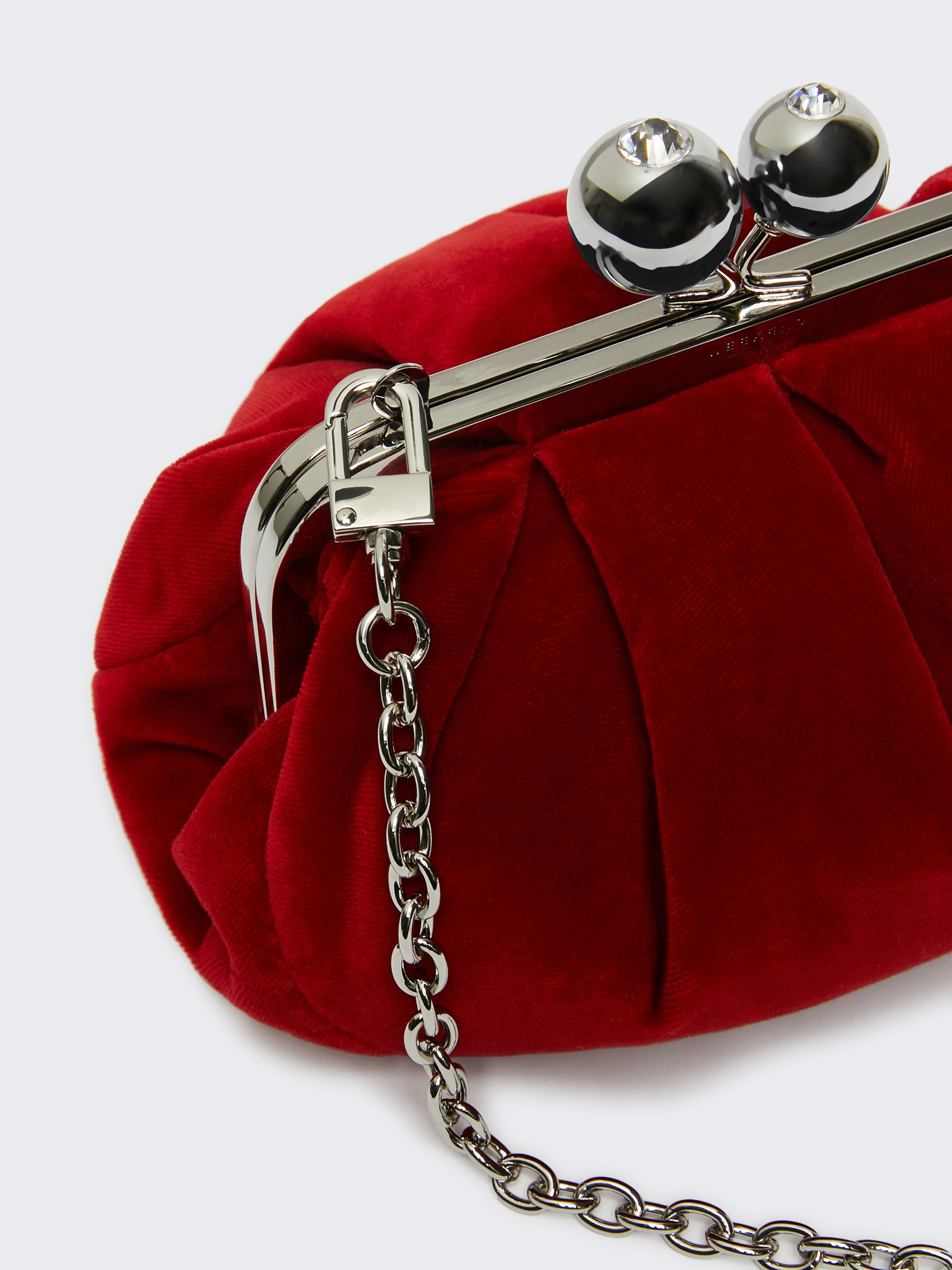 VALANCE Small cotton velvet Pasticcino Bag - 4