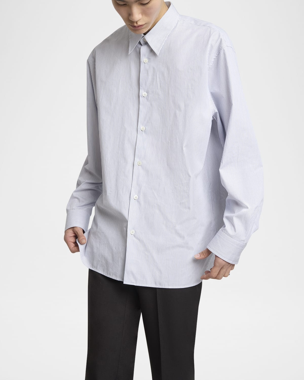 Men's Croom Micro-Stripe Sport Shirt - 7