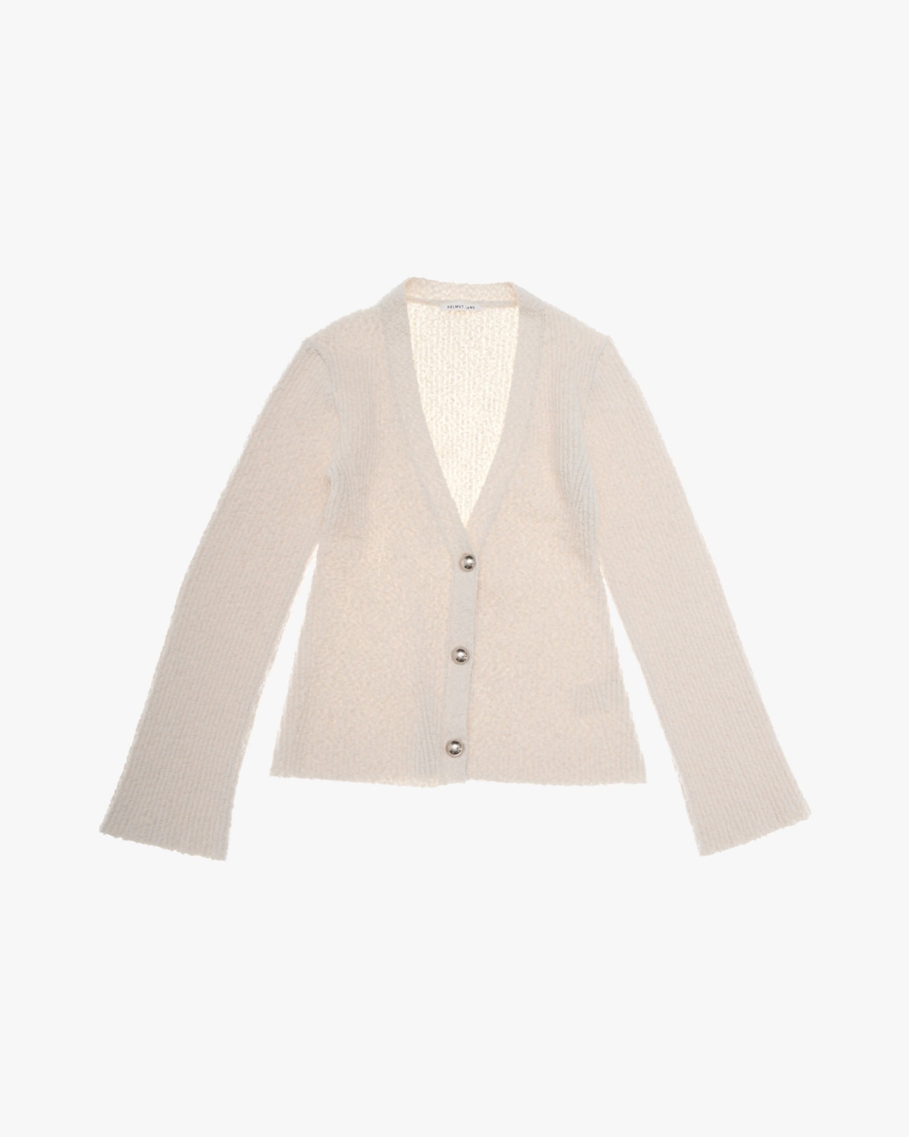 RIBBED CARDIGAN - 1