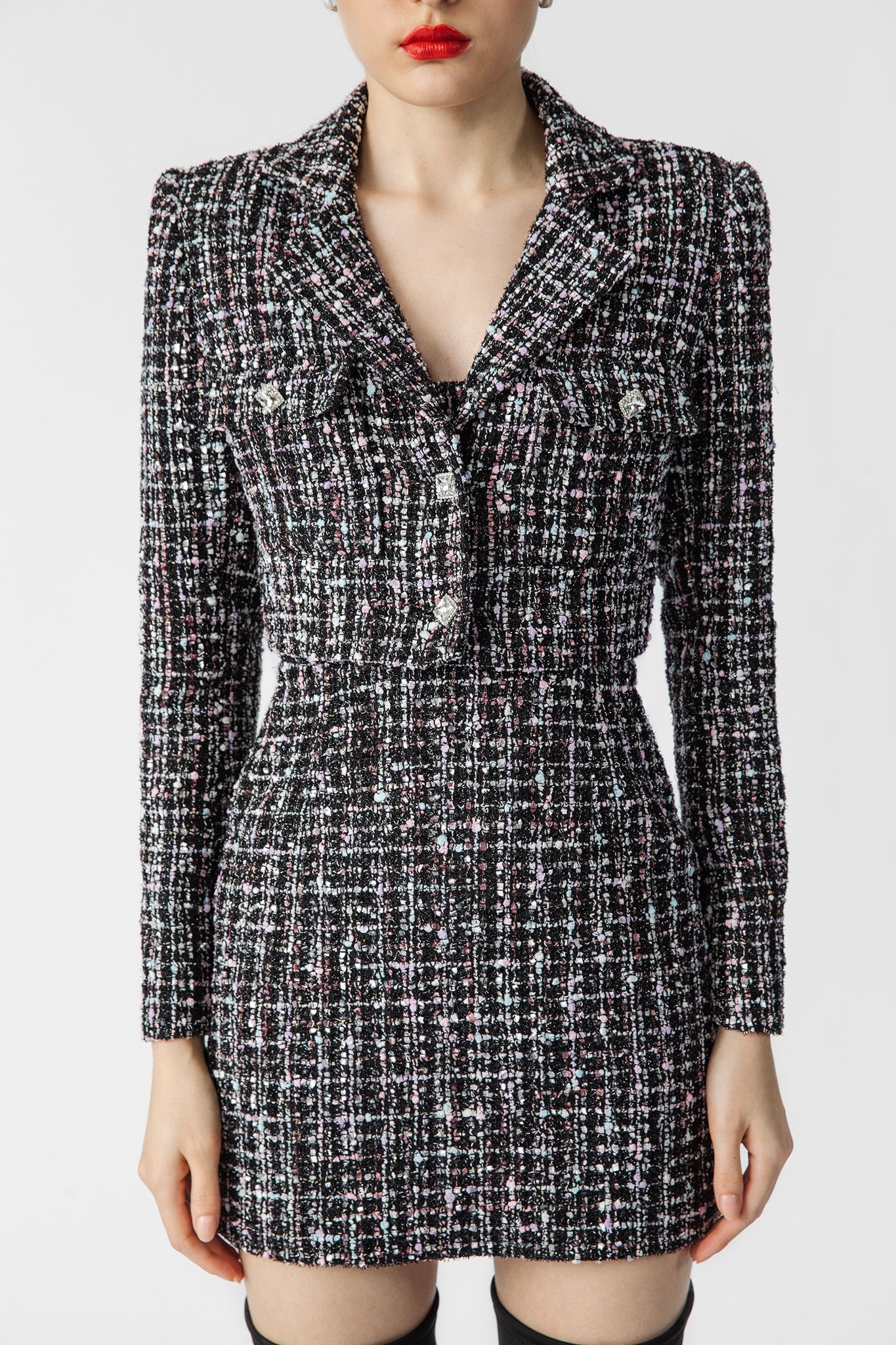 ALICIA TWEED BLAZER - 3