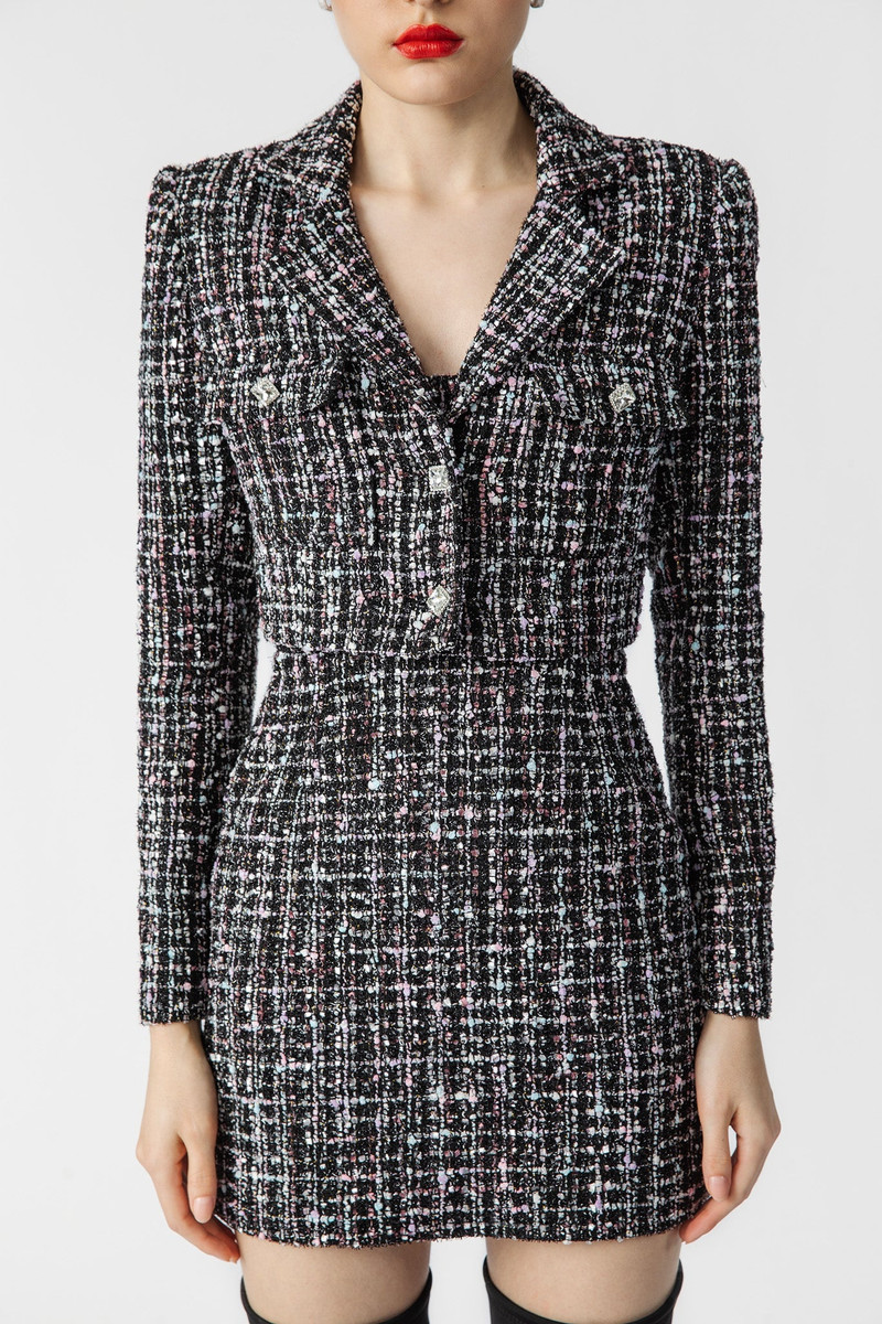 SAU LEE ALICIA TWEED BLAZER outlook