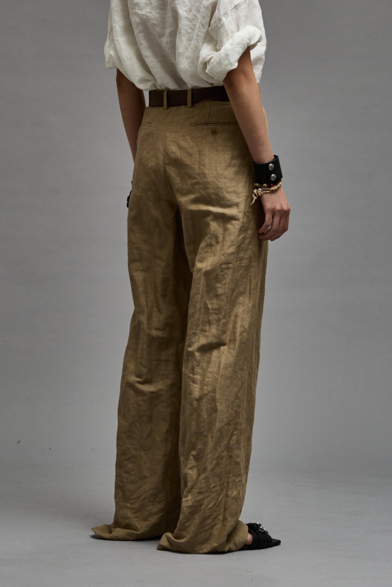 DAMON PLEATED TROUSER - KHAKI - 5