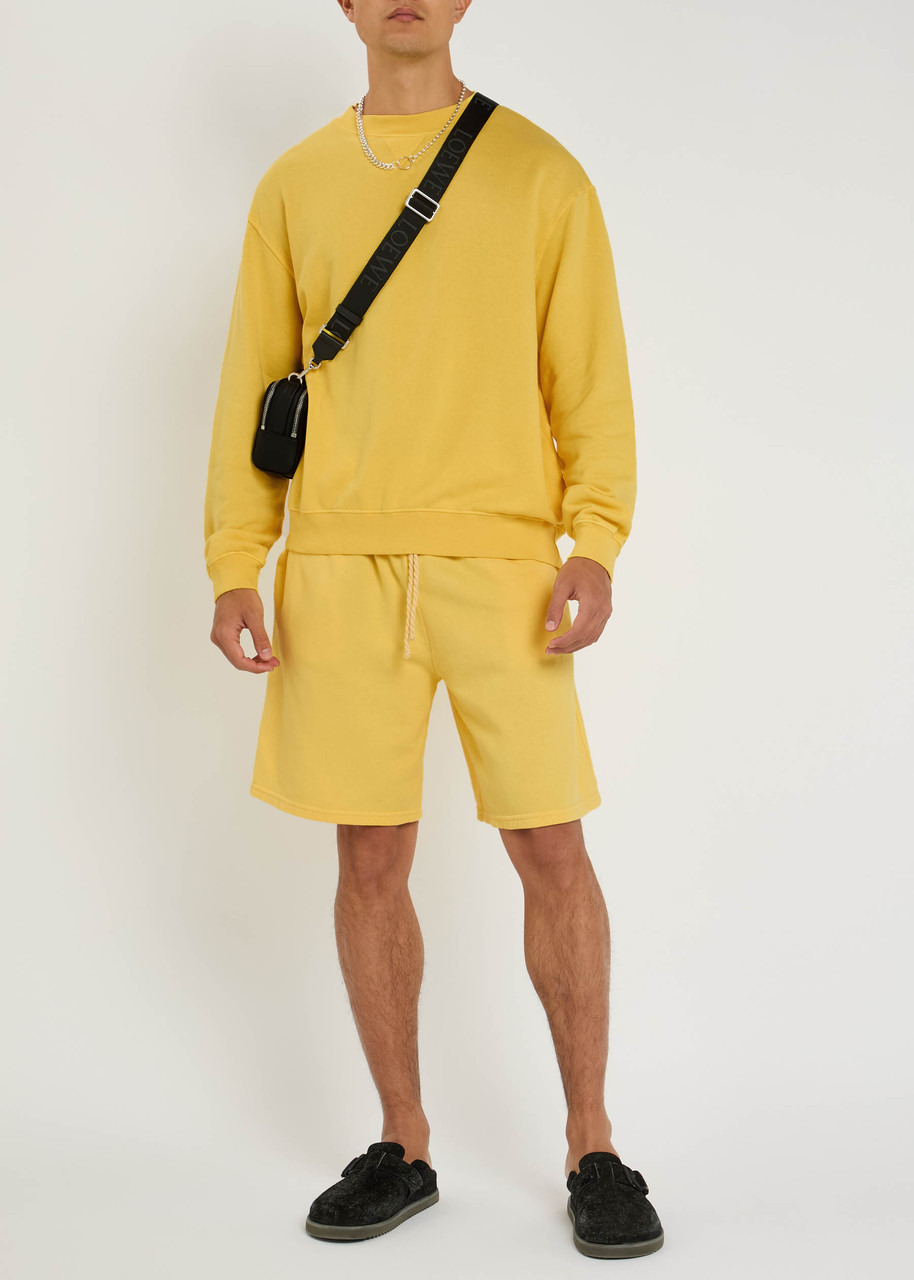 The Elder Statesman Daily Logo-embroidered Cotton and Cashmere-blend Sweatshirt - 4