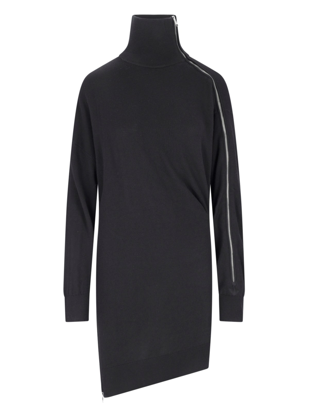 ZIP KNIT DRESS - 1