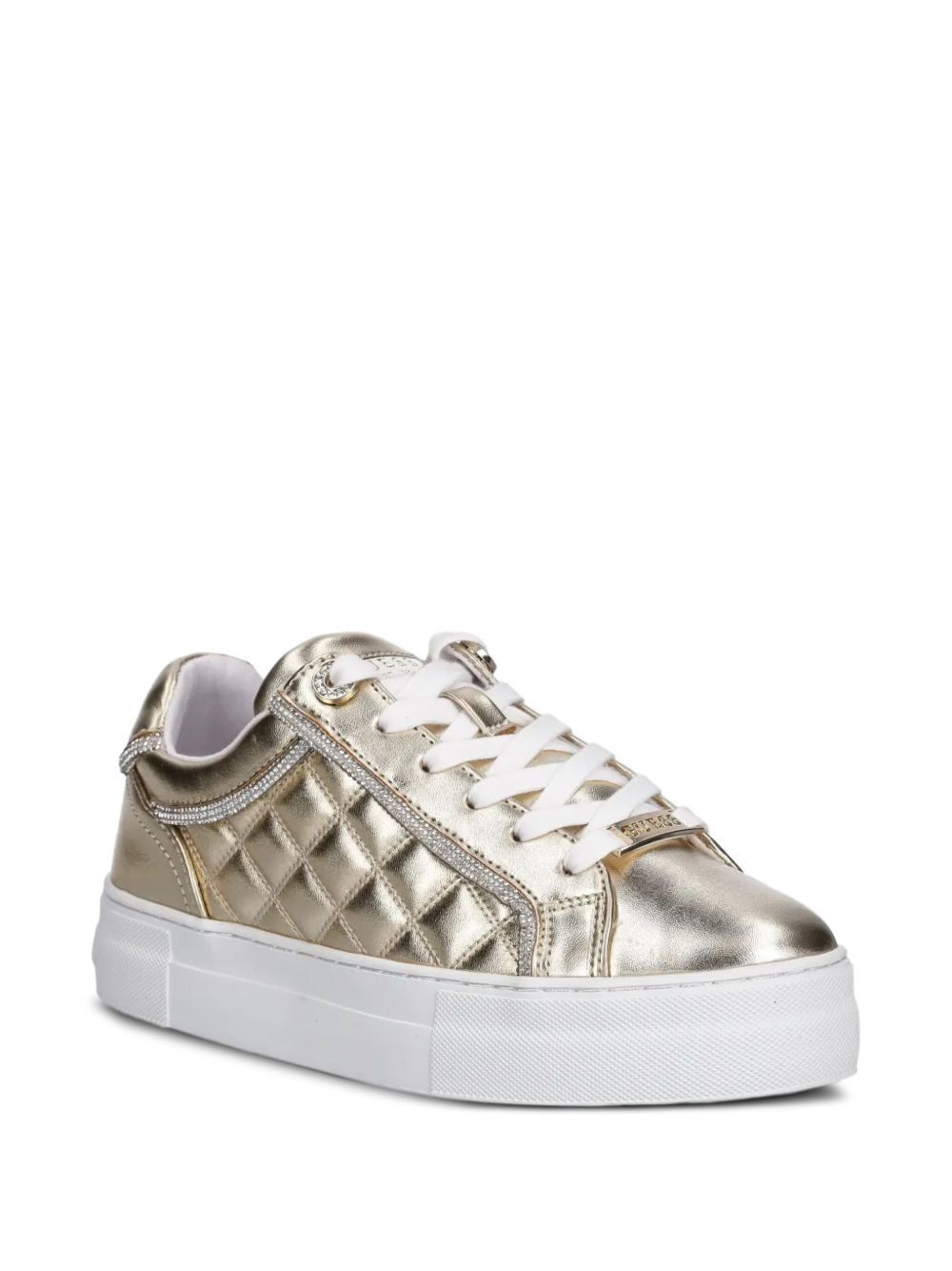 Gratea quilted metallic-effect sneakers - 2