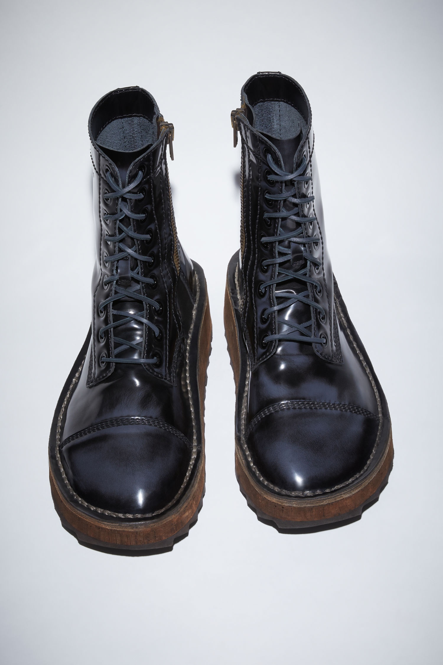 Platform boots - Dark grey - 2