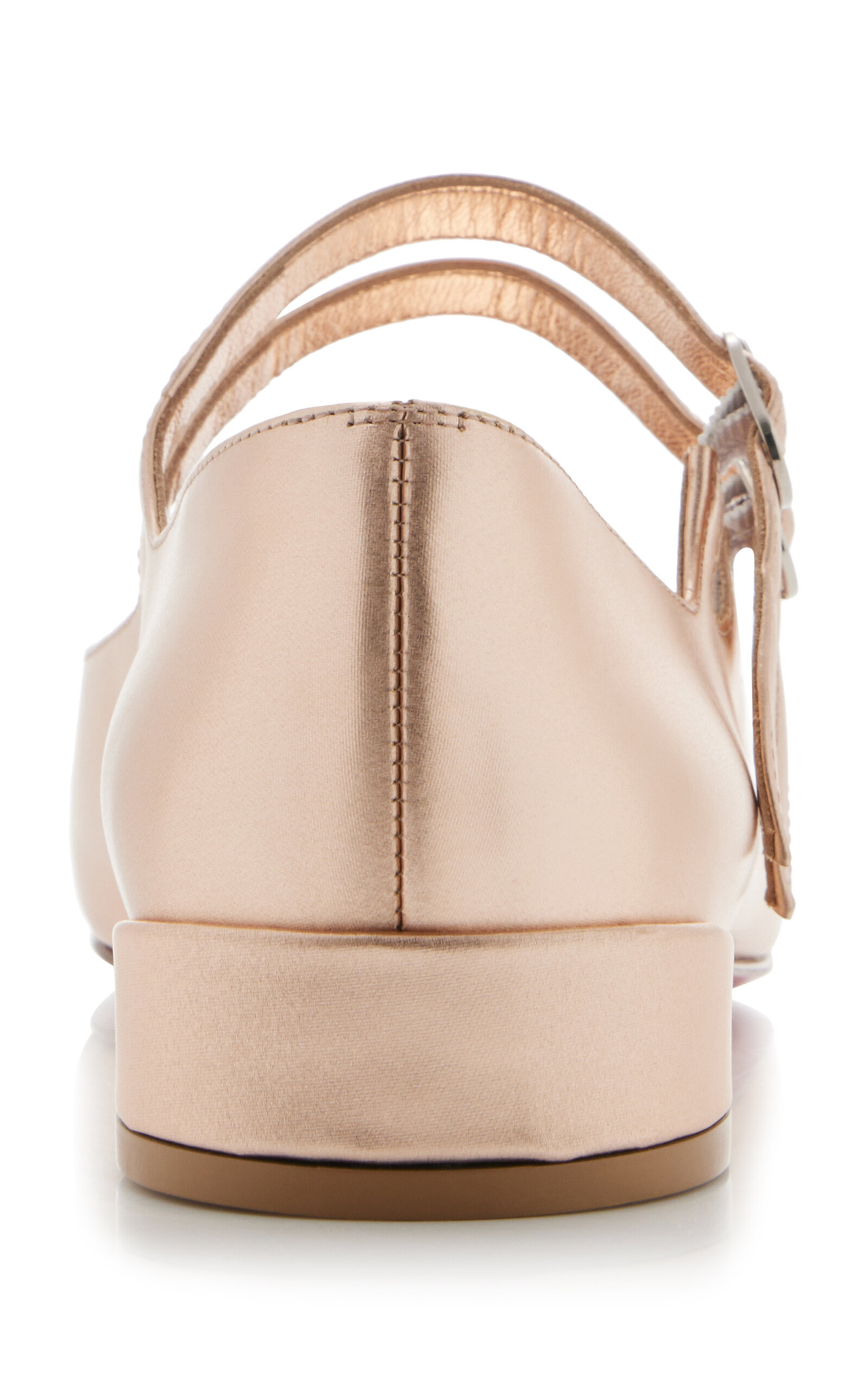 Sweet Jane Metallic-Leather Flats neutral - 6